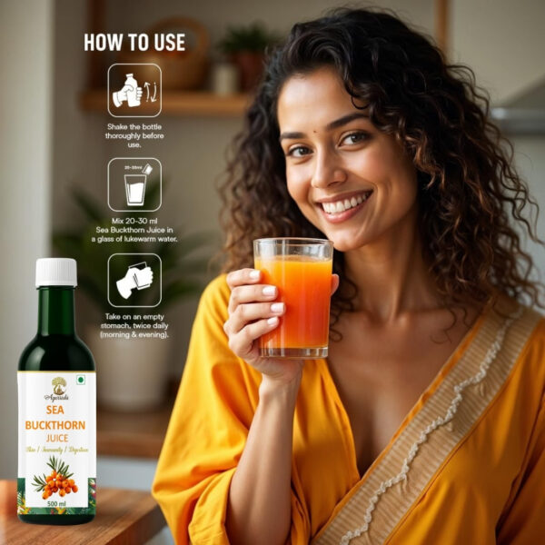 Ayurrishi Sea Buckthorn Juice - Image 11