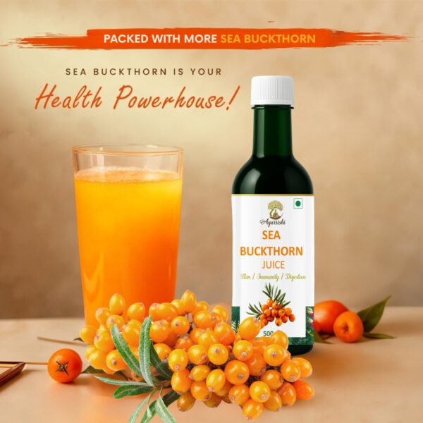 Ayurrishi Sea Buckthorn Juice - Image 6